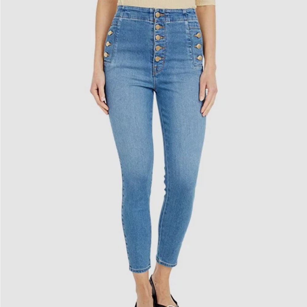 J Brand Natasha sky High-Rise Button-Fly Skinny Jeans